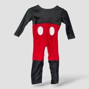 Disney‎ Baby Mickey Mouse Toddler 3T 4T Costume Jumpsuit Red Black
